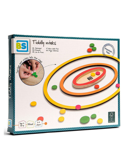 BSGA436,Tiddly Winks, joc tintar din lemn