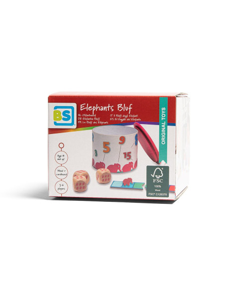 BSGA432,Cacealmaua elefantilor, joc de societate cu zaruri