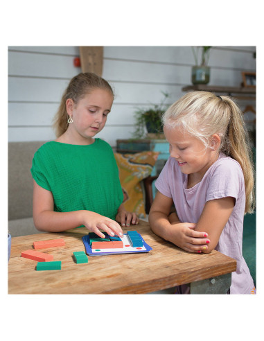 BSGA451,Square Puzzle, joc de logica din lemn