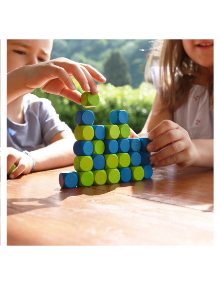 M-MCCN0-001,Connecting Cubes, joc de strategie din lemn, Milaniwood