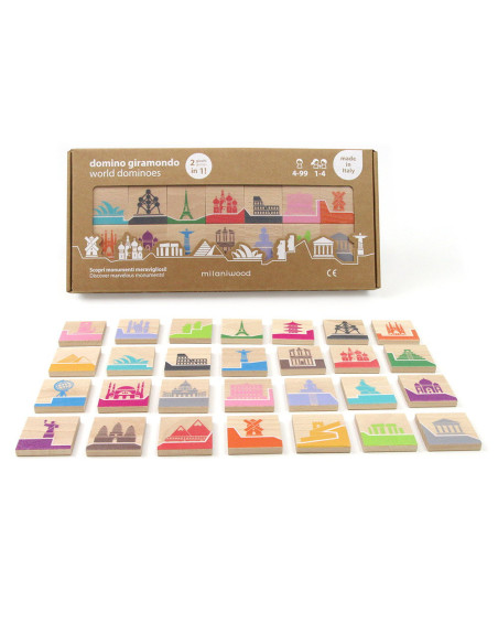 M-MDMNG-001,World Dominoes, joc de domino si memorie, Milaniwood