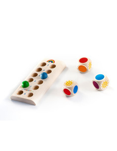 M-MARC0-001,Rainbow, joc de societate cu zaruri, Milaniwood 2