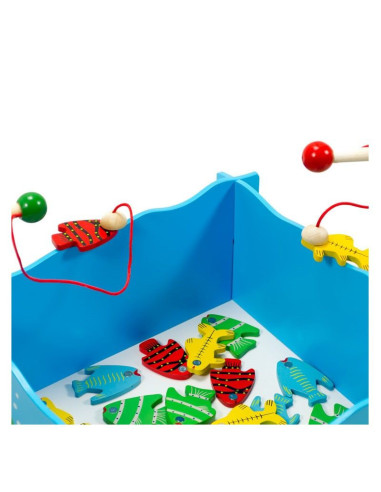 FKP0744,Joc magnetic de pescuit din lemn