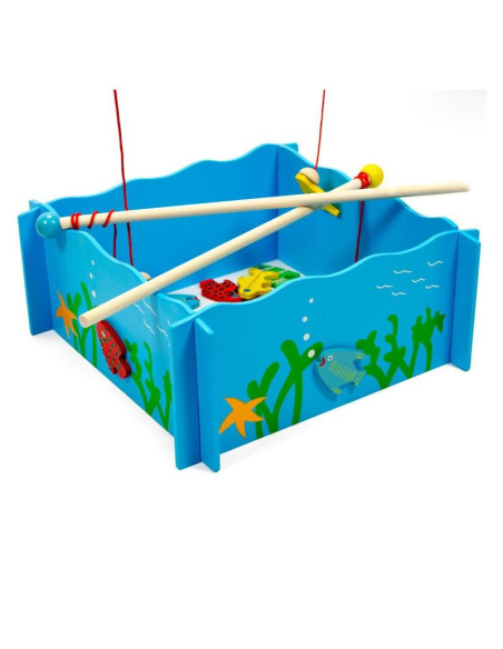 FKP0744,Joc magnetic de pescuit din lemn