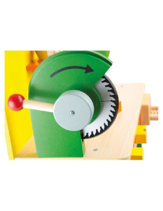 MEN4283,Banc de lucru din lemn cu fierastrau circular 2