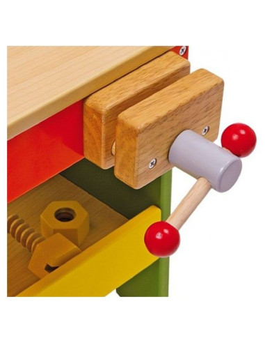 MEN4283,Banc de lucru din lemn cu fierastrau circular