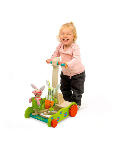 SW-1217,Antemergator din lemn Iepurasii saltareti