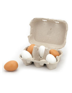 VIG59228,Set oua din lemn 6 buc.