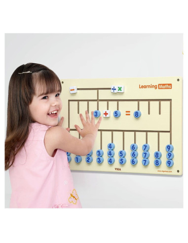 VIG50675,Jucarie de perete, Invata matematica!