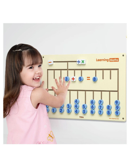 VIG50675,Jucarie de perete, Invata matematica!
