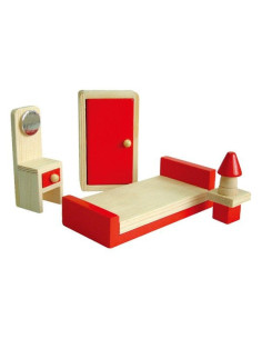 VIG0785,Casuta de papusi din lemn cu mansarda Viga 2