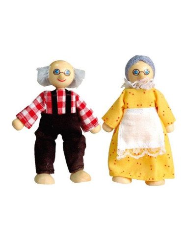 VIG0785,Casuta de papusi din lemn cu mansarda Viga