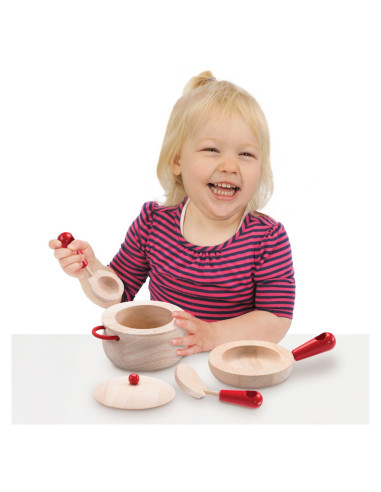 WW-4516,Set pentru gatit din lemn, Wonderworld