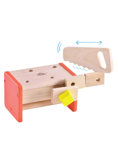 WW-4540,Ladita cu scule din lemn, Wonderworld