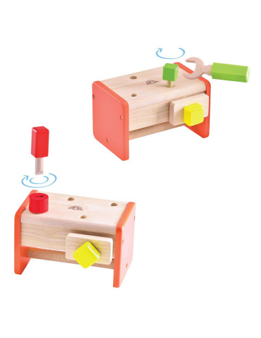 WW-4540,Ladita cu scule din lemn, Wonderworld