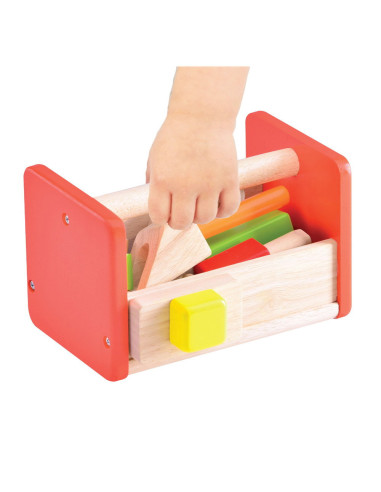 WW-4540,Ladita cu scule din lemn, Wonderworld