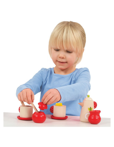 WW-4554,Tea Break, set pentru ceai din lemn, Wonderworld