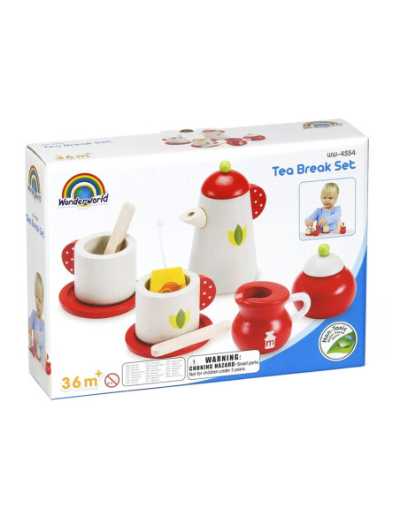 WW-4554,Tea Break, set pentru ceai din lemn, Wonderworld