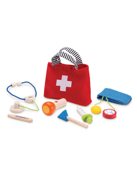 WW-4558,Doctor set, trusa medicala din lemn, Wonderworld