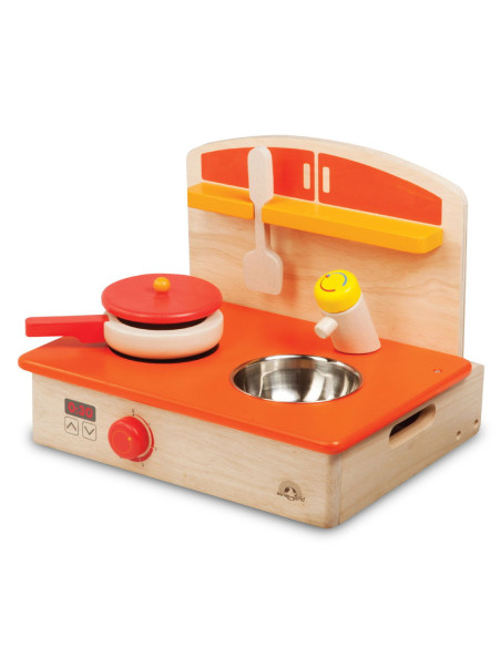 WW-4557,Aragaz din lemn cu accesorii, Wonderworld