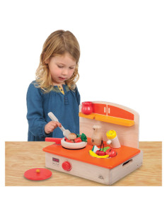 WW-4557,Aragaz din lemn cu accesorii, Wonderworld 2