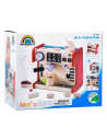 WW-4567,Coffee shop, espressor si accesorii din lemn, Wonderworld