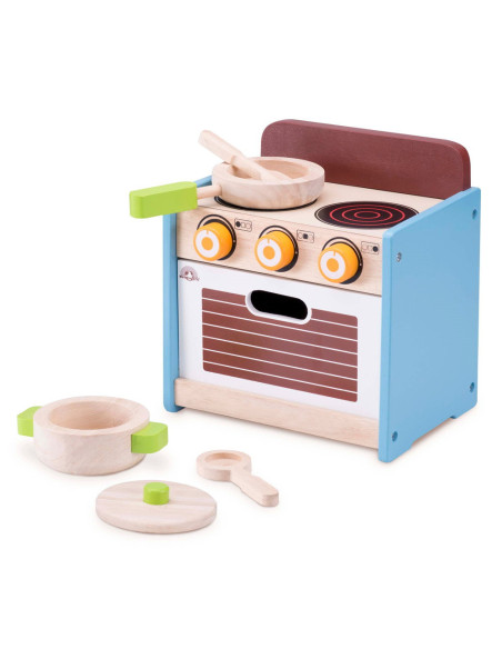 WW-4568,Mini-aragaz din lemn cu cuptor si accesorii