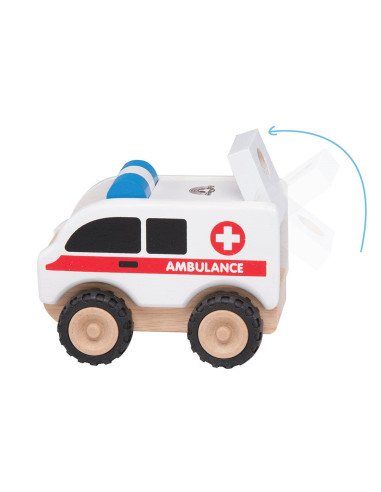 WW-4062,Ambulanta din lemn, Wonderworld