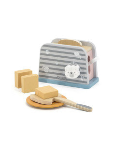 VIG44017,Toaster din lemn cu accesorii, nordic colors