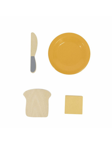 VIG44017,Toaster din lemn cu accesorii, nordic colors