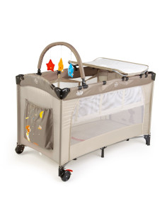 JU7940-Sweet-Dreams,Patut pliant 2 niveluri Juju Sleepy Baby, Sweet Dreams 2