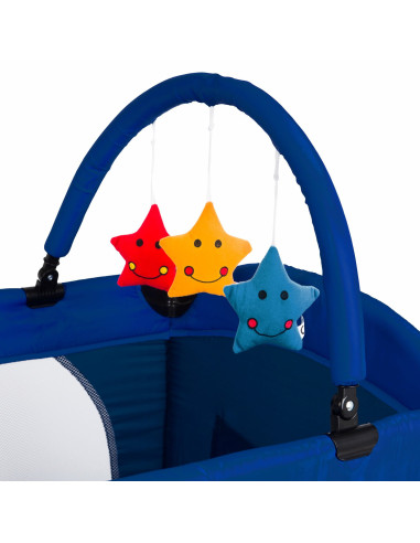 JU7960-Space-Adventure,Patut pliant 2 niveluri Juju Sleepy Baby, Space Adventure