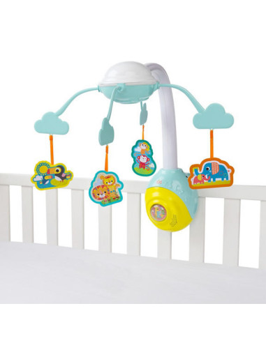 BB-8352,Bright Starts - Carusel Soothing Safari 2 In 1 Mobile
