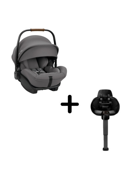 BB-CS11300GRNGLSET,Nuna - Set scoica auto i-size ARRA Next Granite + Baza isofix BASE next i-Size pentru ARRA next, testata ADAC
