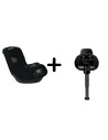 BB-CS14900CVRGLSET,Nuna - Set Scaun auto rotativ i-Size TODL next Caviar, 40-105 cm + Baza isofix BASE next i-Size pentru TODL n