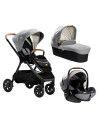 BB-C1510GACBN000TRIO,Joie - Carucior pentru copii multifunctional 3 in 1 Finiti Signature Carbon (Carucior Finiti Carbon+ Landou