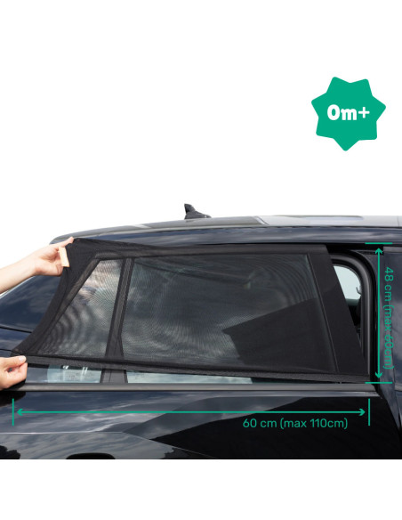 BB-B070001,Badabulle - Set 2 parasolare pentru geam cu functie 2 in 1