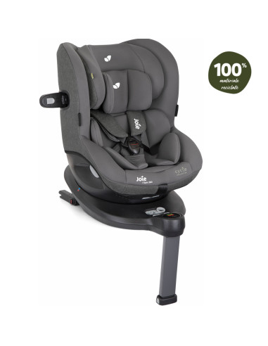 BB-C1801KACYC000,Joie - Scaun auto i-Spin 360° Shell Gray, Colectia Cycle, nastere - 105 cm, testat ADAC si testat Suplimentar l