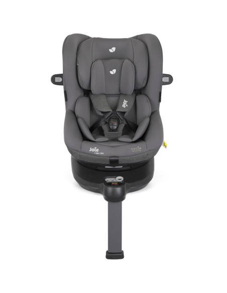 BB-C1801KACYC000,Joie - Scaun auto i-Spin 360° Shell Gray, Colectia Cycle, nastere - 105 cm, testat ADAC si testat Suplimentar l