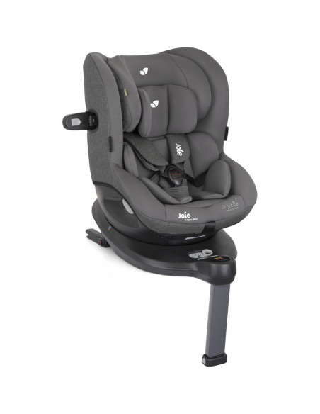 BB-C1801KACYC000,Joie - Scaun auto i-Spin 360° Shell Gray, Colectia Cycle, nastere - 105 cm, testat ADAC si testat Suplimentar l