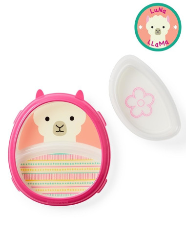 BS-252237,Skip Hop Set farfurie & bol Zoo Smart - Lama