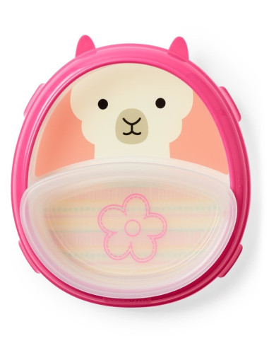 BS-252237,Skip Hop Set farfurie & bol Zoo Smart - Lama