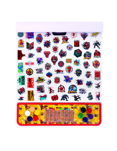 1023-62737,Spiderman Set Pentru Desen Giga Block 4 In 1