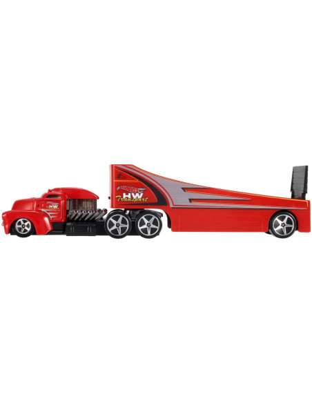 MTBDW51_BDW59,Set Camion Si Masina Sport Hot Wheels Rock N' Race
