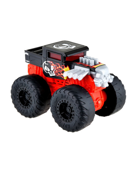 MTHDX60_HDX61,Hot Wheels Monster Truck Roarin Wreckers Bone Shaker Cu Functii Si Sunete Scara 1:43