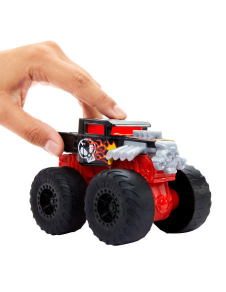 MTHDX60_HDX61,Hot Wheels Monster Truck Roarin Wreckers Bone Shaker Cu Functii Si Sunete Scara 1:43