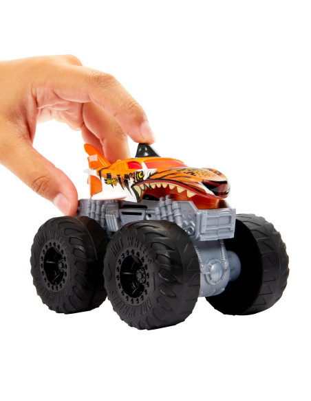 MTHDX60_HDX62,Hot Wheels Monster Truck Roarin Wreckers Tiger Shark Cu Functii Si Sunete Scara 1:43