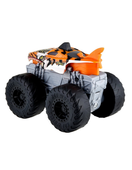MTHDX60_HDX62,Hot Wheels Monster Truck Roarin Wreckers Tiger Shark Cu Functii Si Sunete Scara 1:43