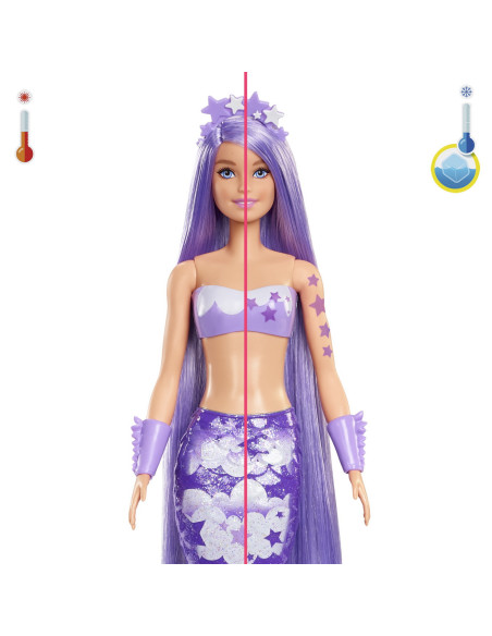 MTHCC46,Barbie Papusa Descopera Culoarea Sirenele Curcubeu