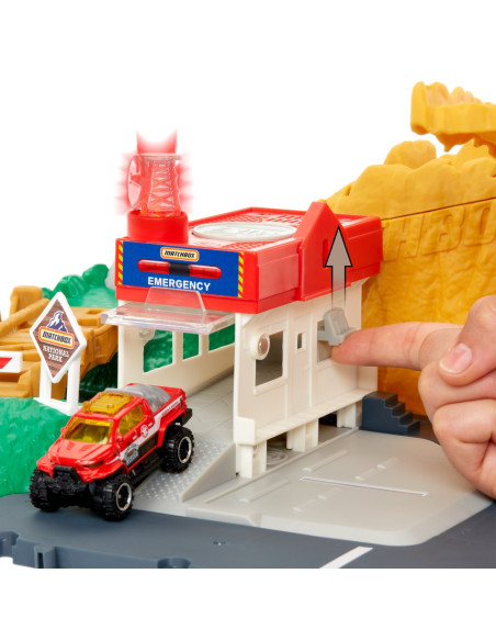 MTHBD74_HHH32,Matchbox Set Action Drivers Canionul Cu Sunete Si Lumini